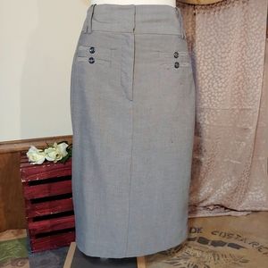 🧡 Grey High Waisted Pencil Skirt